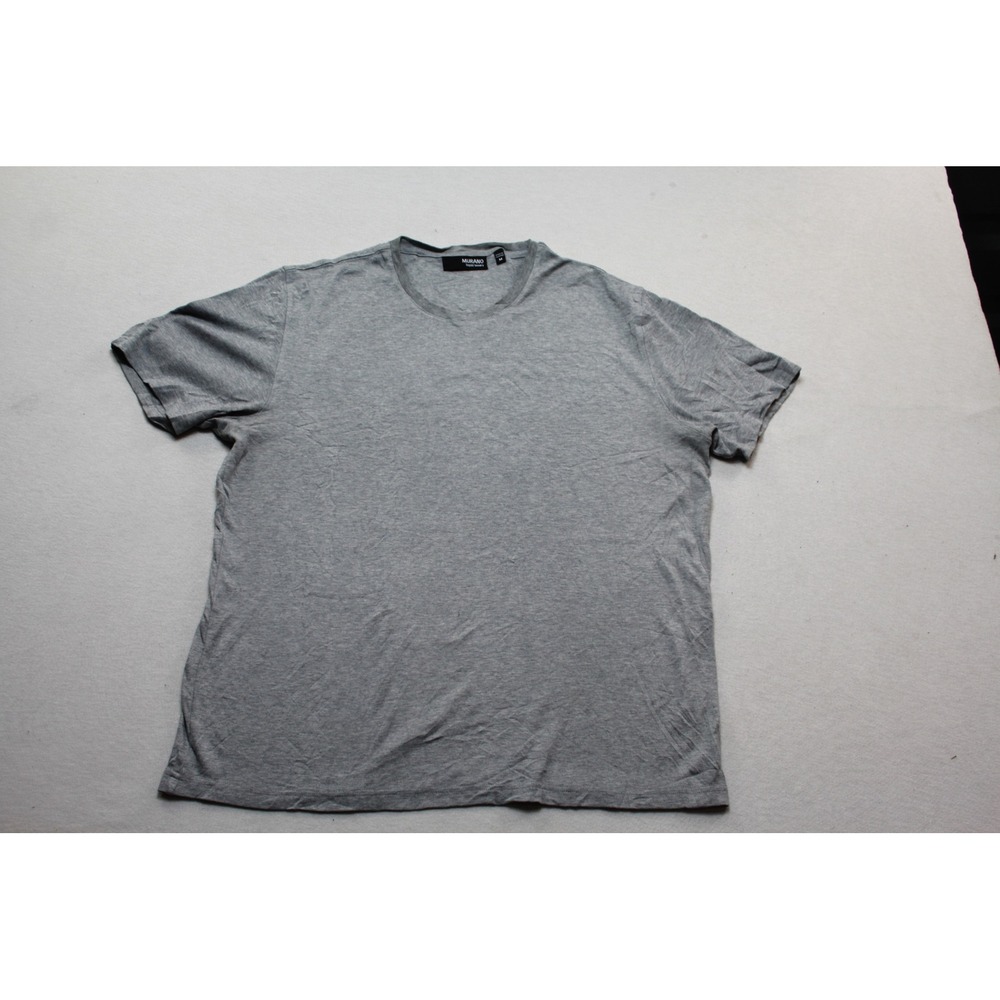 Murano T-Shirt Mens Medium Grey Excellent Liquid Luxury Short Sleeve Crew Neck